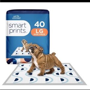 Smart Prints Large Pads, Pee Pads for Dogs, Dog Training Pads - Odor Open Box